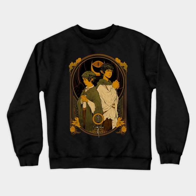 Fellow Travellers Crewneck Sweatshirt by hafaell